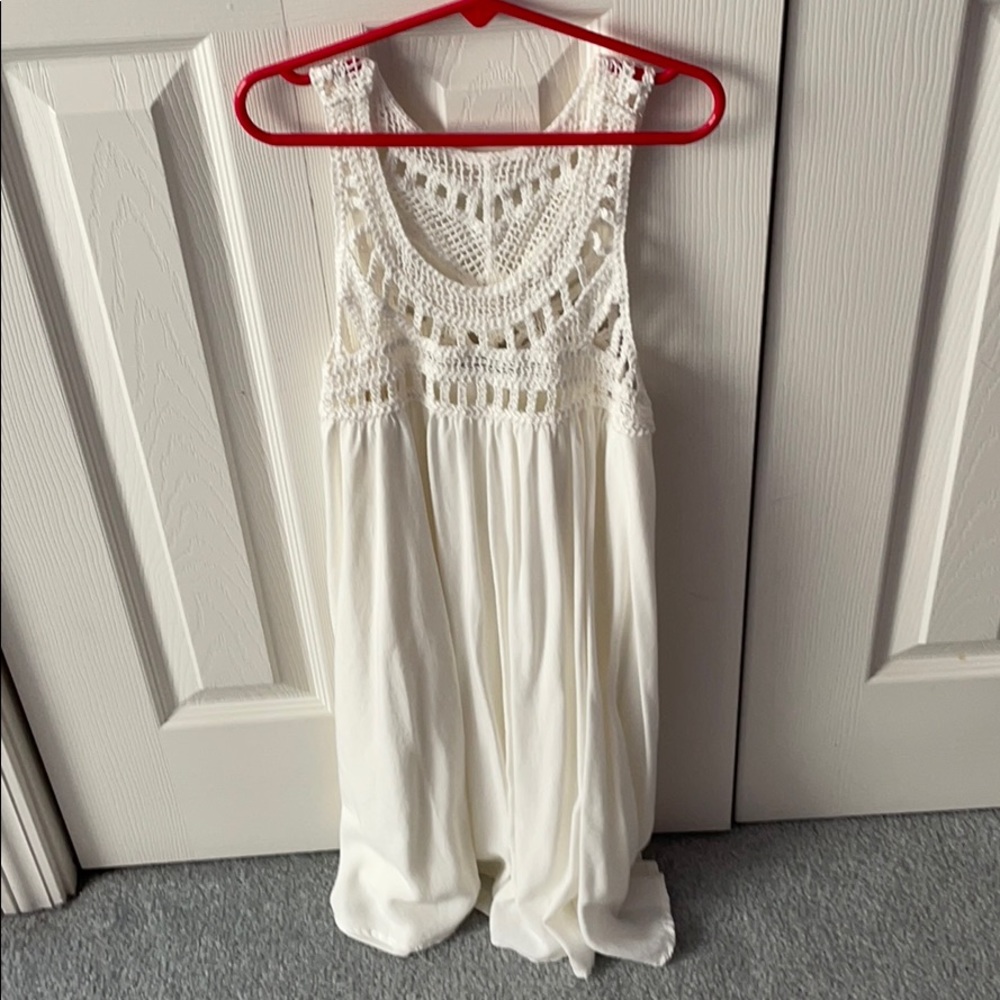 Cute white summer dress